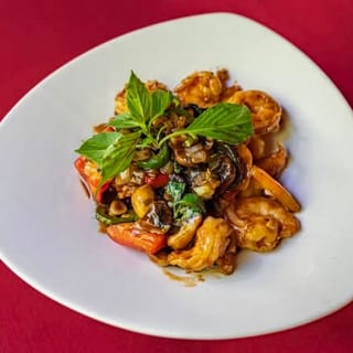 Thai Pepper Basil Shrimp