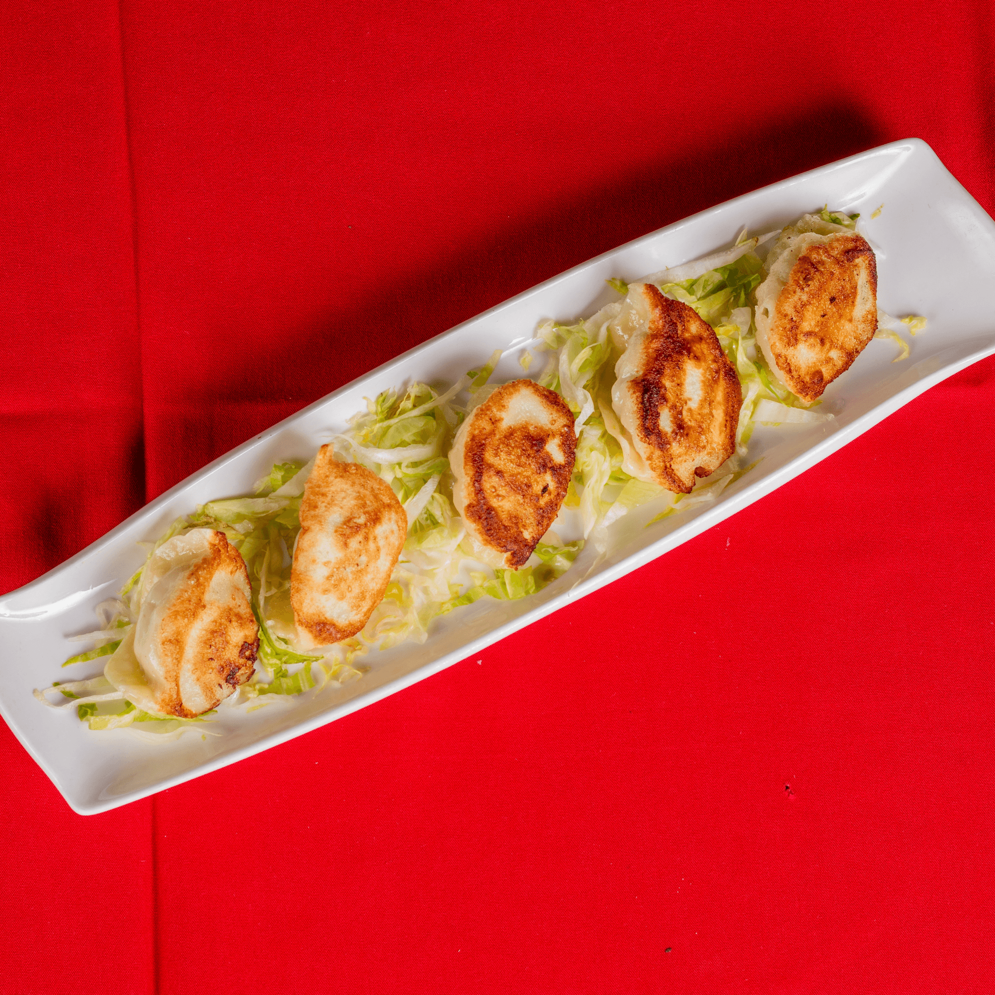 Pan-Fried Pork Dumplings.